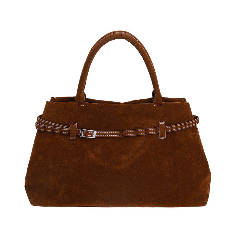 fashionable versatile vintage suede tote bag fashionable versatile vintage suede tote bag